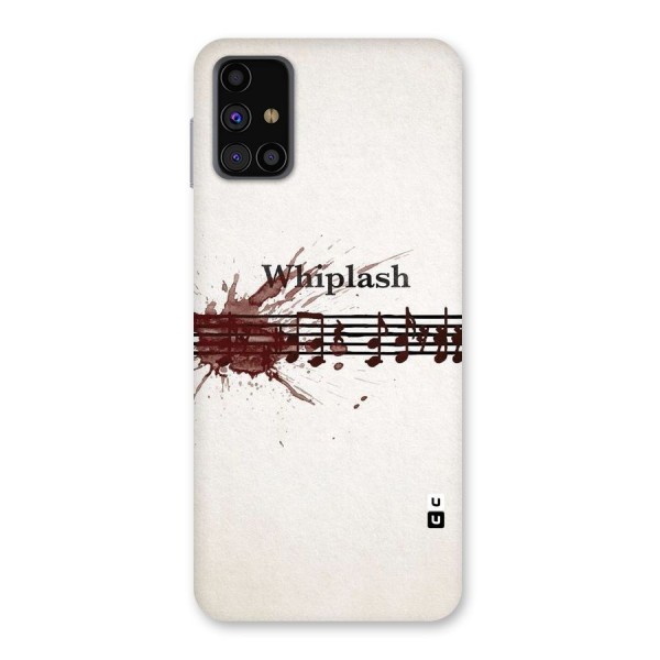 Music Notes Splash Back Case for Galaxy M31s