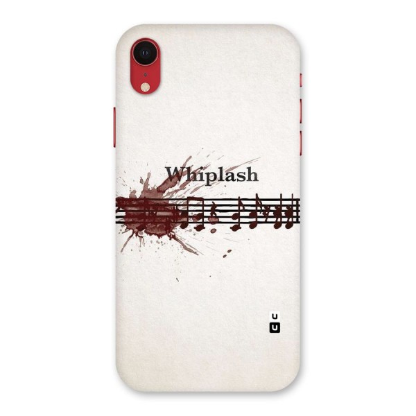 Music Notes Splash Back Case for iPhone XR