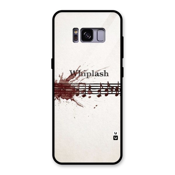 Music Notes Splash Glass Back Case for Galaxy S8