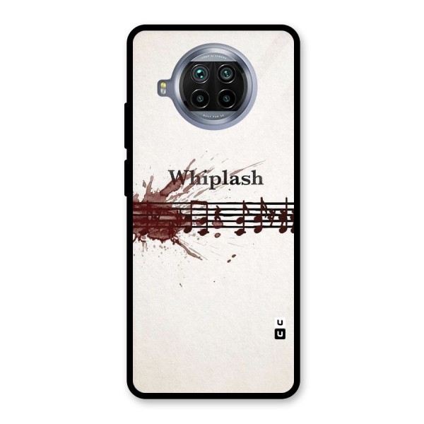 Music Notes Splash Glass Back Case for Mi 10i