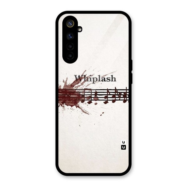 Music Notes Splash Glass Back Case for Realme 6