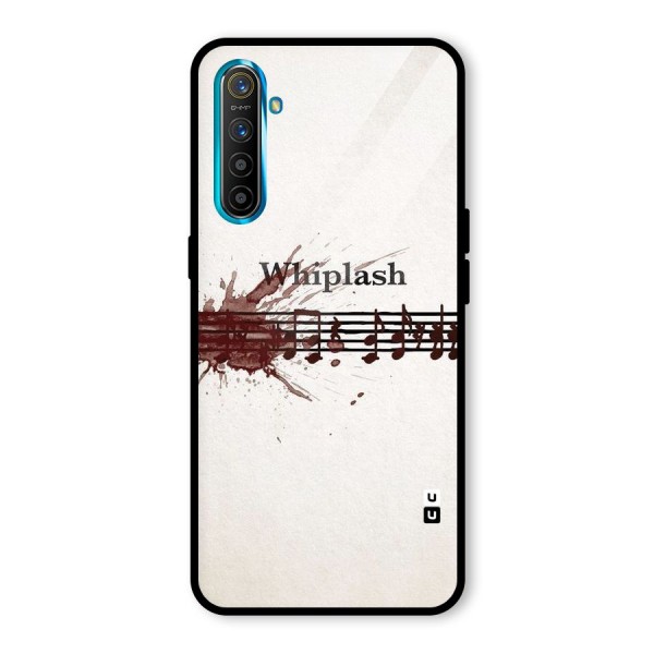 Music Notes Splash Glass Back Case for Realme XT