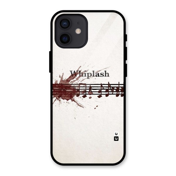 Music Notes Splash Glass Back Case for iPhone 12