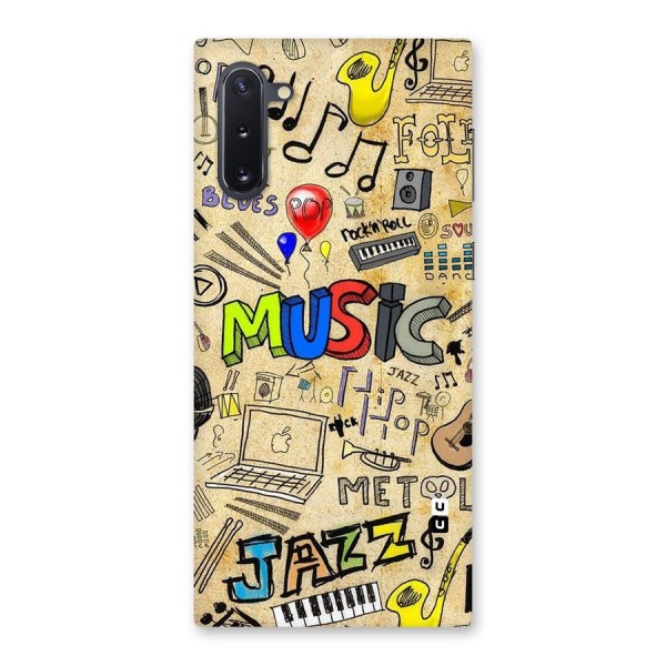 Music Pattern Back Case for Galaxy Note 10