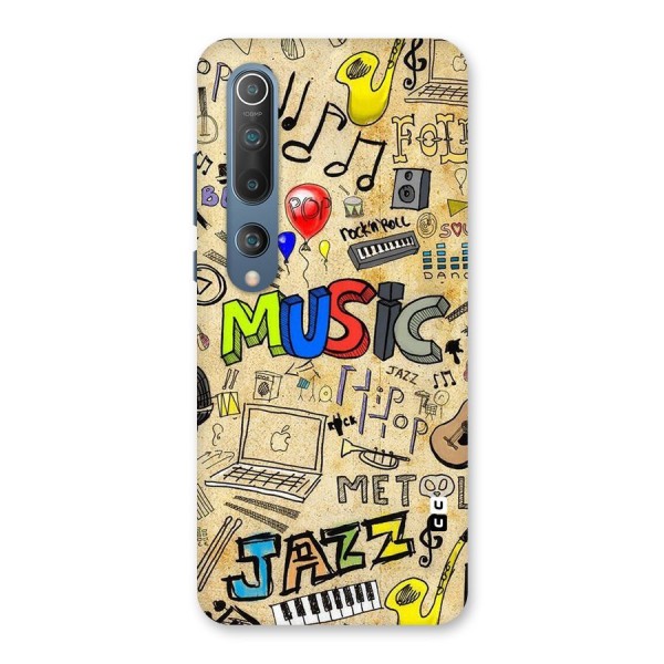 Music Pattern Back Case for Mi 10