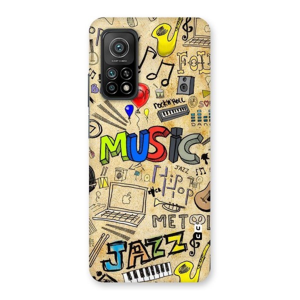 Music Pattern Back Case for Mi 10T Pro 5G