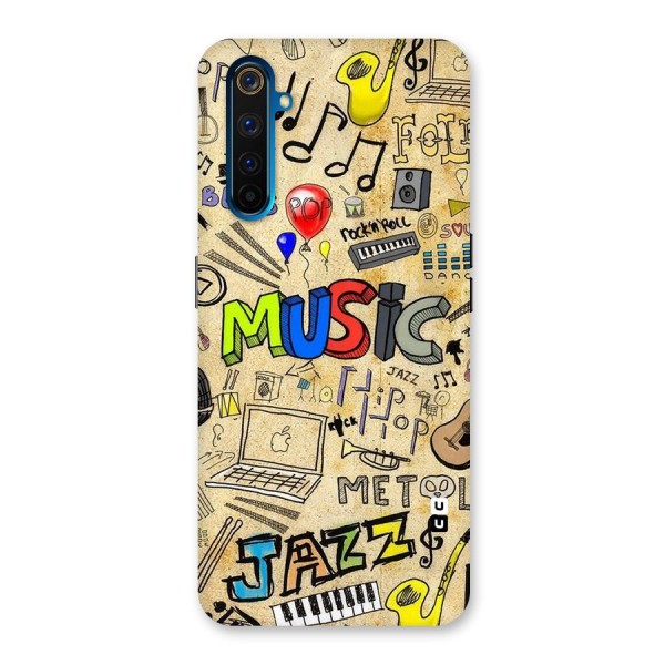 Music Pattern Back Case for Realme 6 Pro