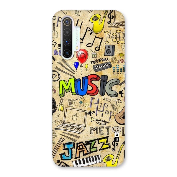 Music Pattern Back Case for Realme X3