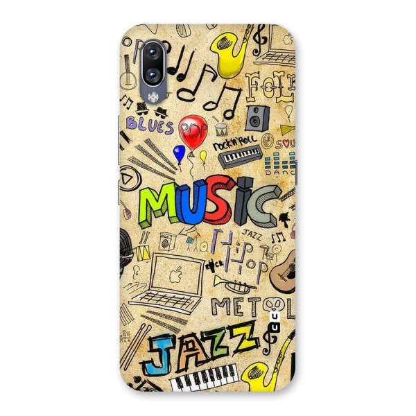 Music Pattern Back Case for Vivo NEX