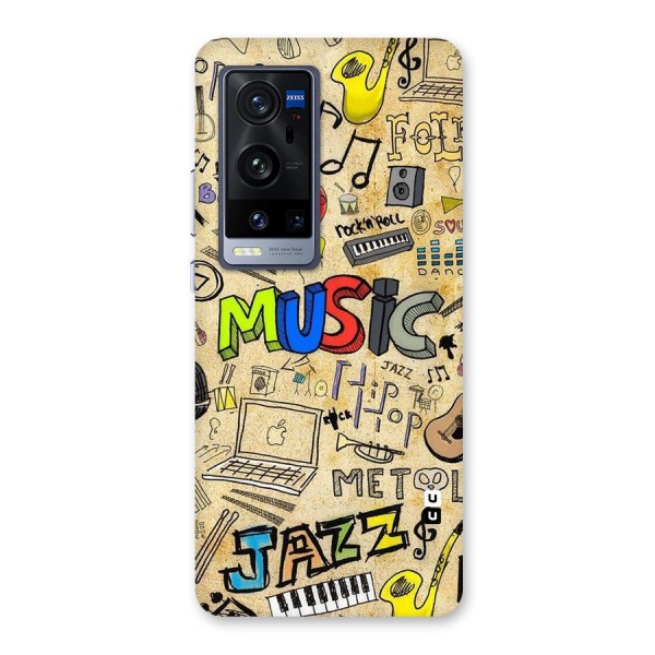 Music Pattern Back Case for Vivo X60 Pro Plus