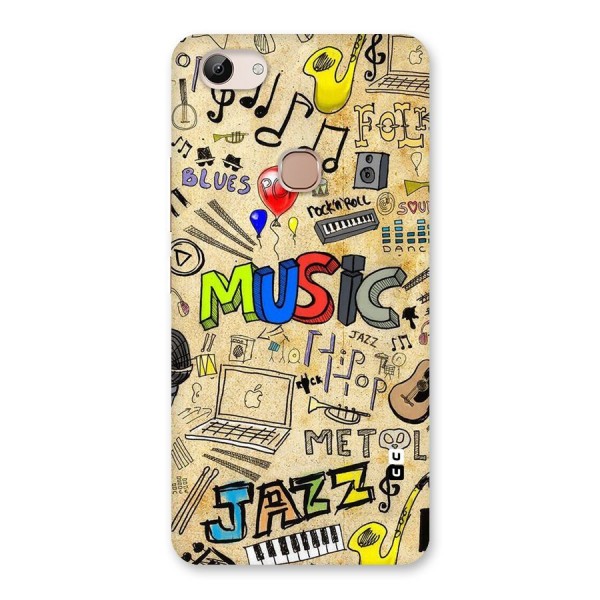 Music Pattern Back Case for Vivo Y83