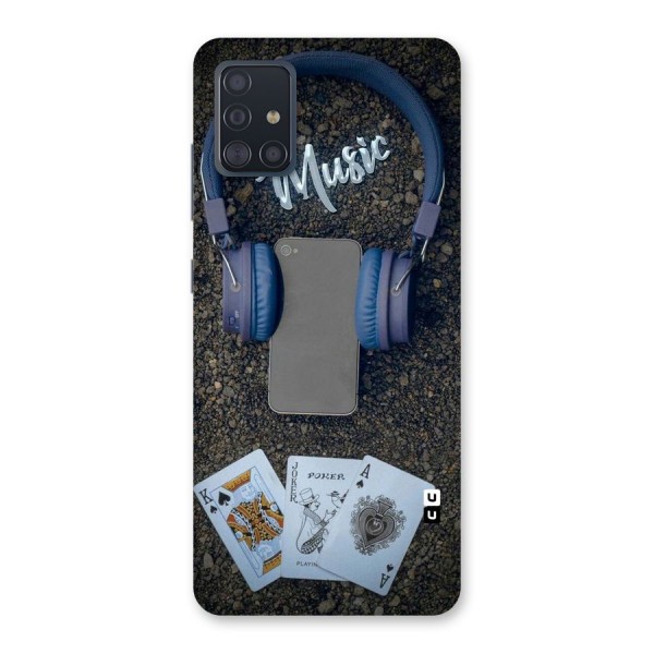 Music Power Cards Back Case for Galaxy A51