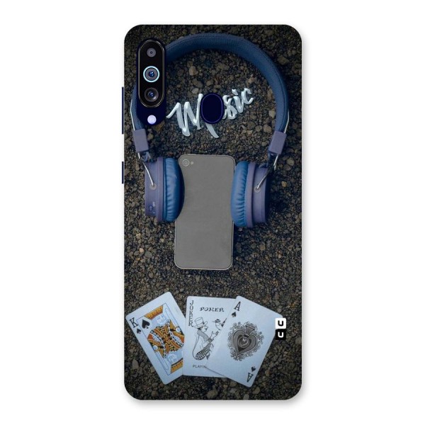 Music Power Cards Back Case for Galaxy A60