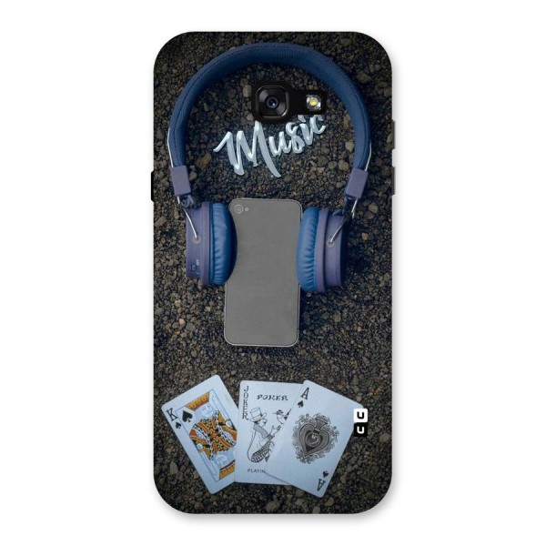 Music Power Cards Back Case for Galaxy A7 (2017)