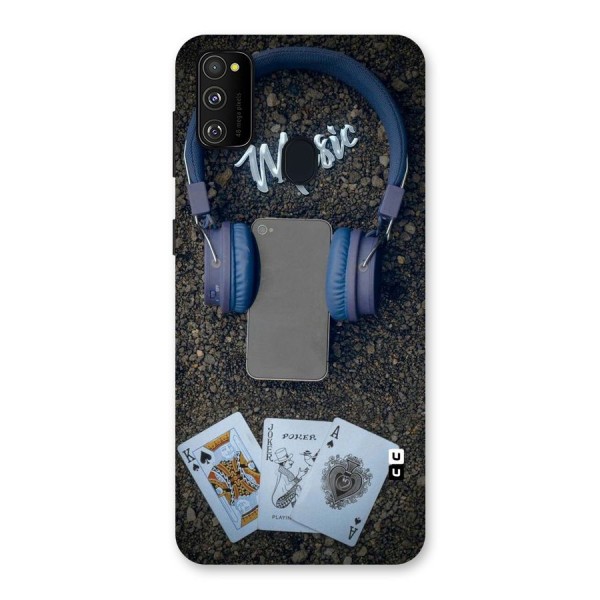 Music Power Cards Back Case for Galaxy M21