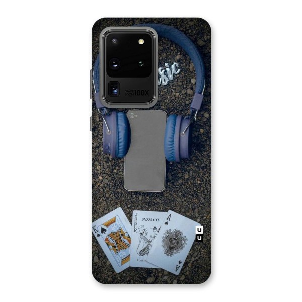 Music Power Cards Back Case for Galaxy S20 Ultra