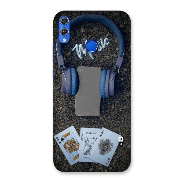 Music Power Cards Back Case for Honor 8X