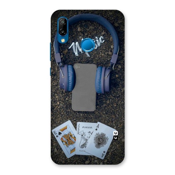 Music Power Cards Back Case for Huawei P20 Lite