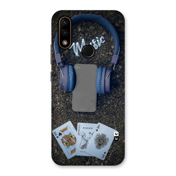 Music Power Cards Back Case for Lenovo A6 Note