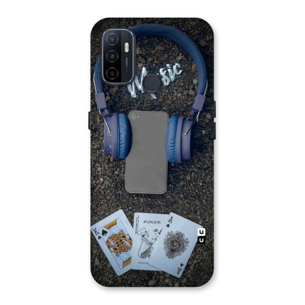 Music Power Cards Back Case for Oppo A53