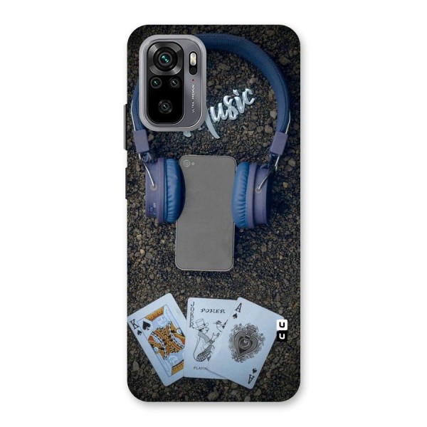 Music Power Cards Back Case for Redmi Note 10