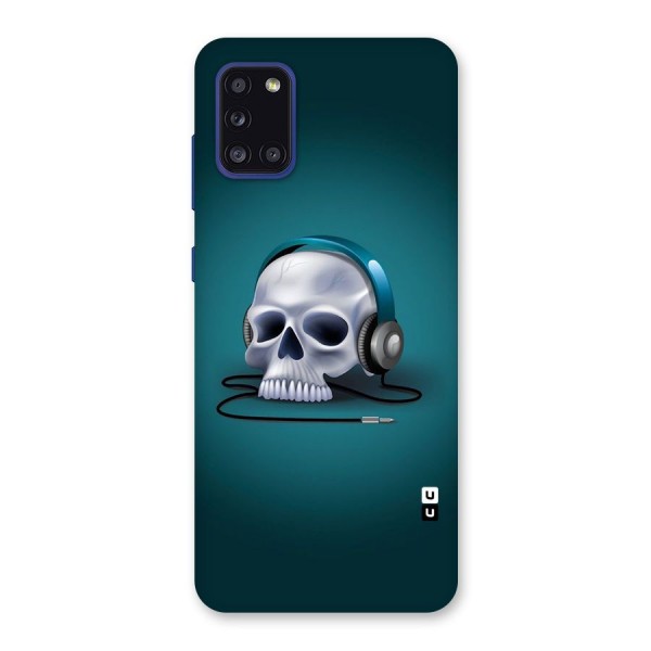 Music Skull Back Case for Galaxy A31