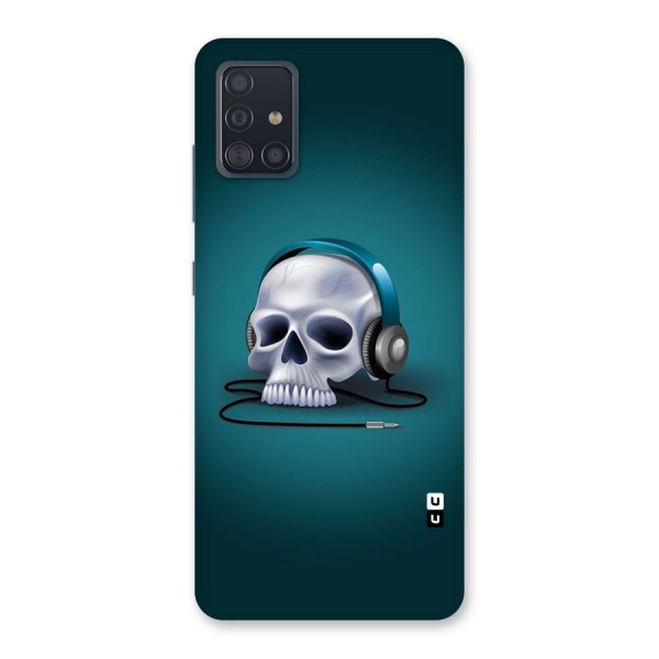 Music Skull Back Case for Galaxy A51