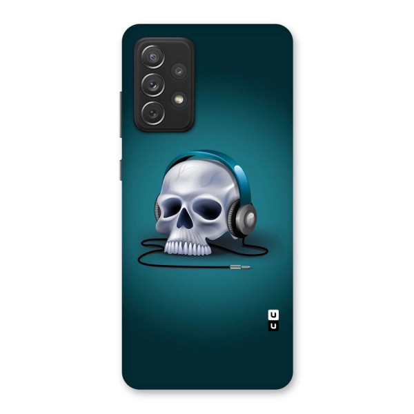 Music Skull Back Case for Galaxy A72