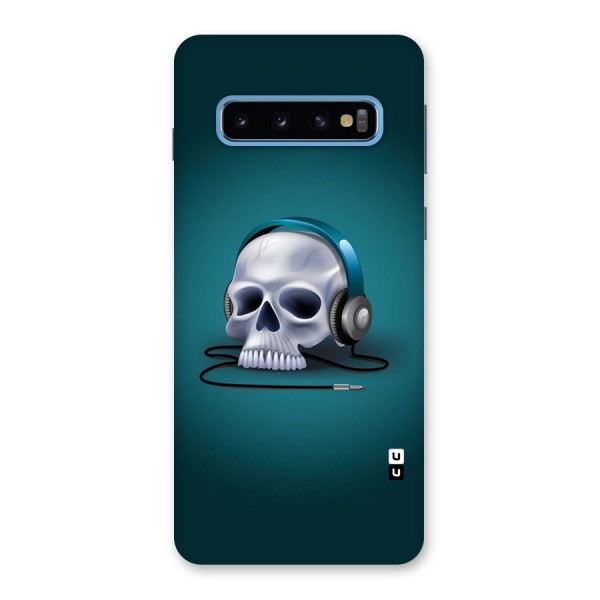 Music Skull Back Case for Galaxy S10