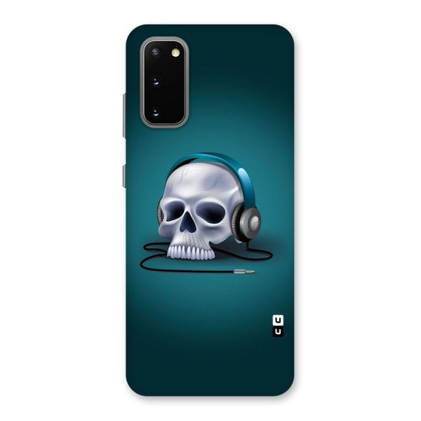 Music Skull Back Case for Galaxy S20