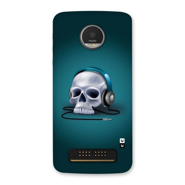 Music Skull Back Case for Moto Z Play