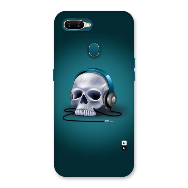 Music Skull Back Case for Oppo A12