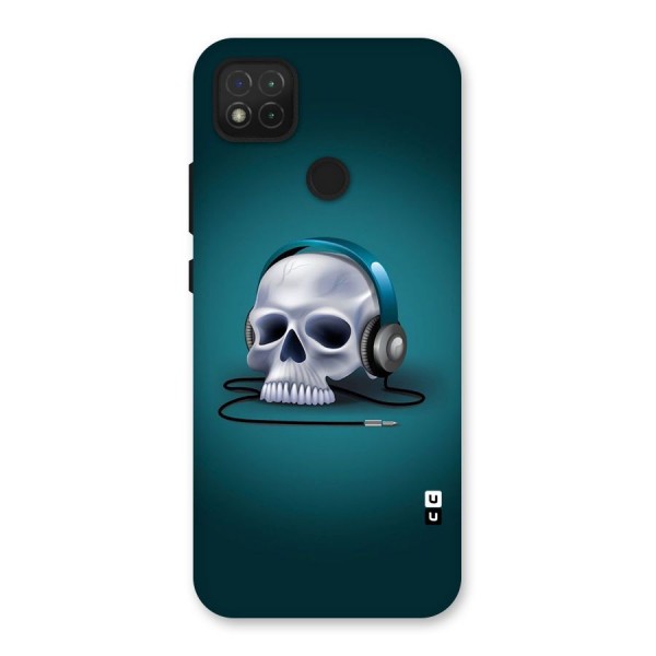 Music Skull Back Case for Redmi 9C