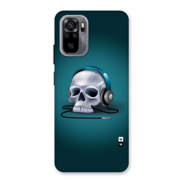 Music Skull Back Case for Redmi Note 10