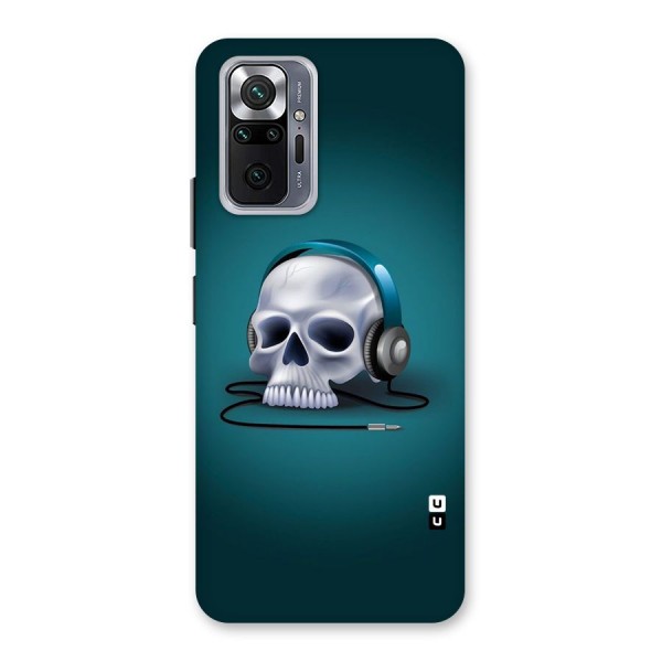 Music Skull Back Case for Redmi Note 10 Pro