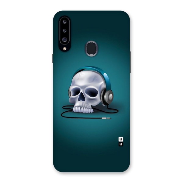 Music Skull Back Case for Samsung Galaxy A20s