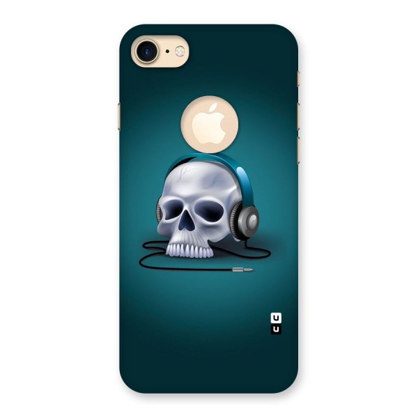 Music Skull Back Case for iPhone 8 Logo Cut