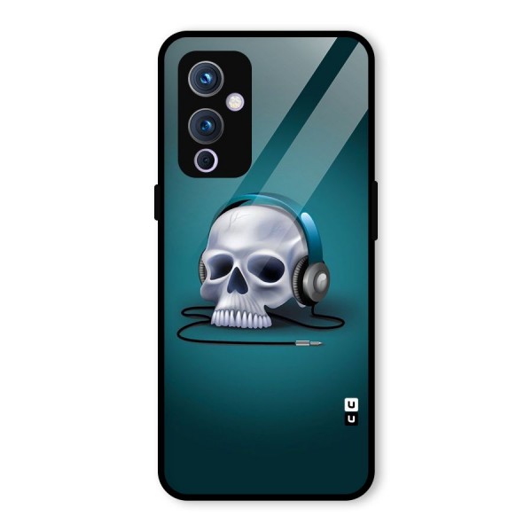 Music Skull Glass Back Case for OnePlus 9