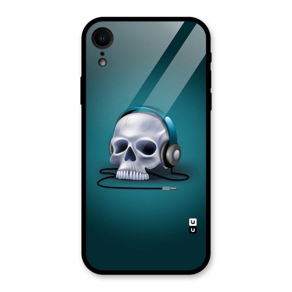 Music Skull Glass Back Case for XR