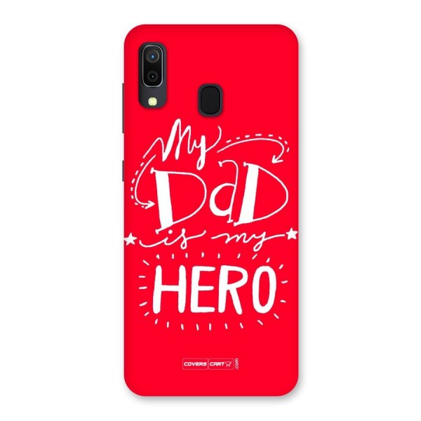 My Dad My Hero Back Case for Galaxy A20