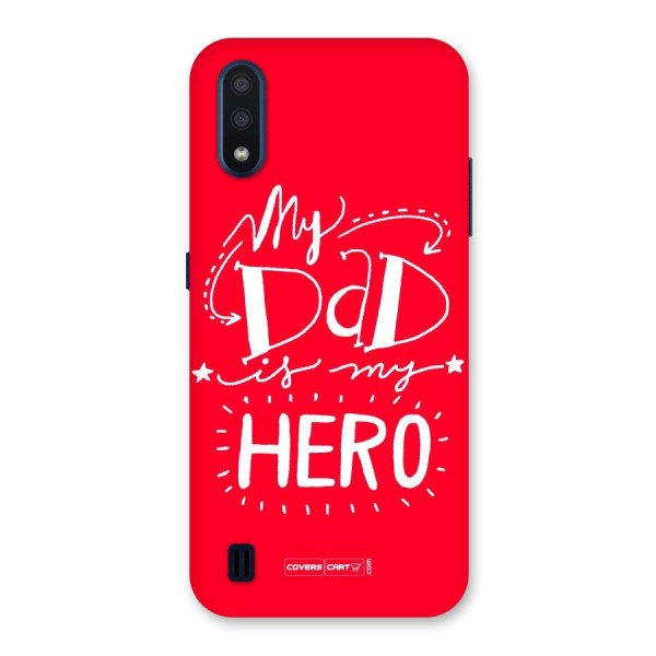 My Dad My Hero Back Case for Galaxy M01