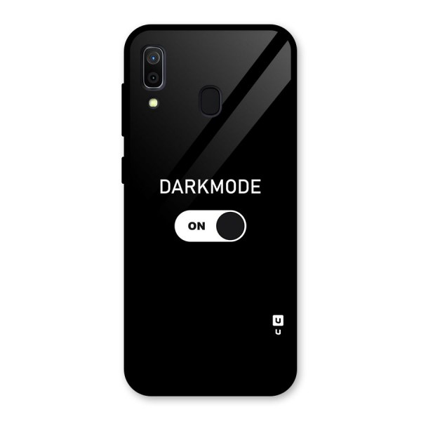 My Darkmode On Glass Back Case for Galaxy A30