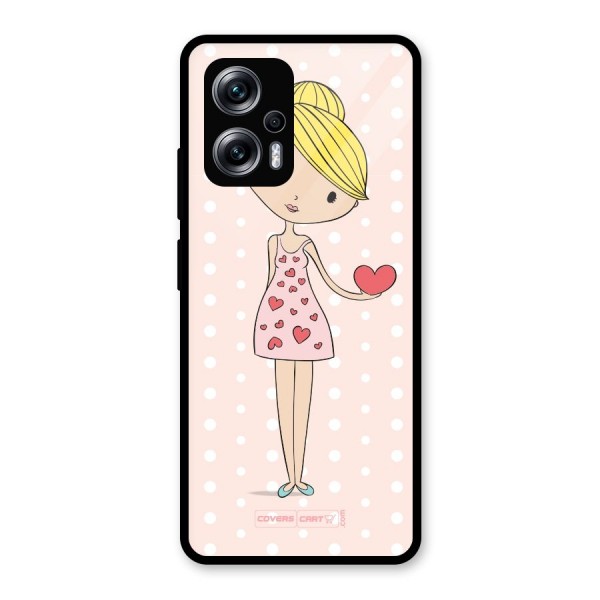 My Innocent Heart Glass Back Case for Redmi K50i