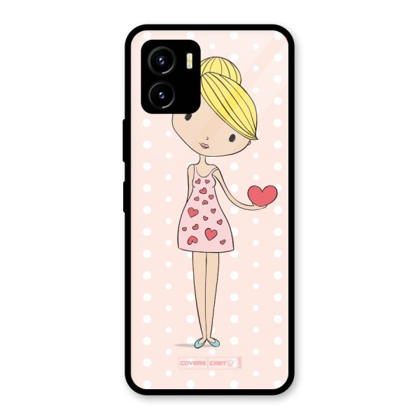 My Innocent Heart Glass Back Case for Vivo Y15s