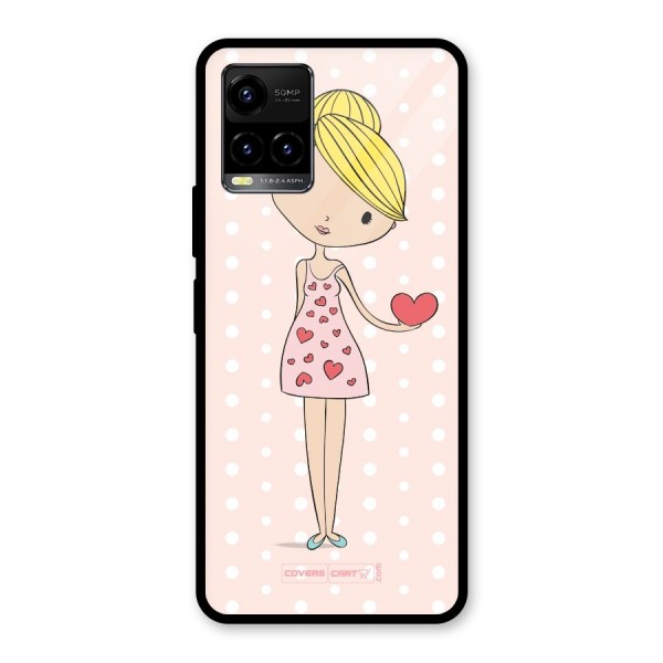 My Innocent Heart Glass Back Case for Vivo Y21G