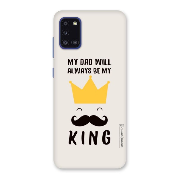 My King Dad Back Case for Galaxy A31