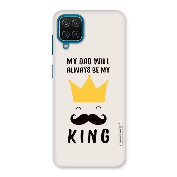 My King Dad Back Case for Galaxy F12