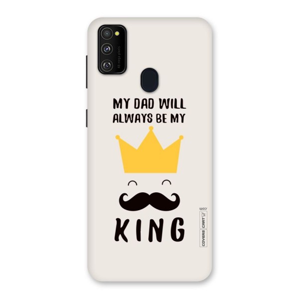 My King Dad Back Case for Galaxy M21