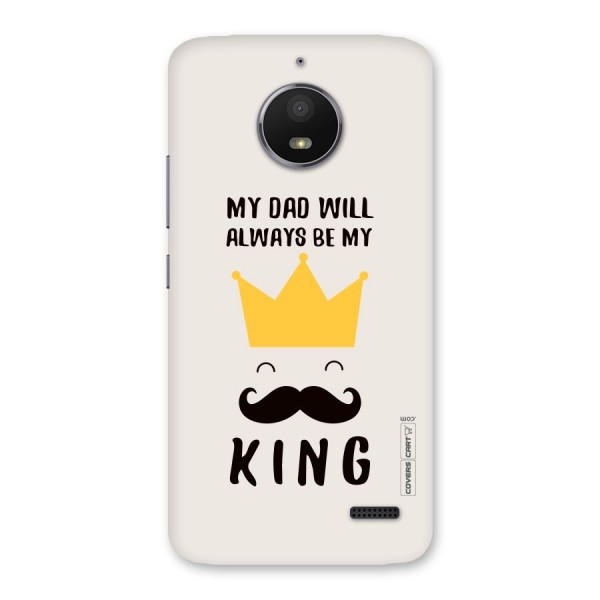 My King Dad Back Case for Moto E4