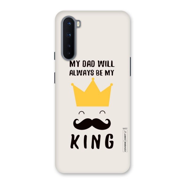 My King Dad Back Case for OnePlus Nord